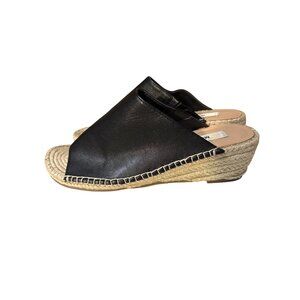 Matt & Nat Vegan Leather Espadrille Wedge Sandals Size 7